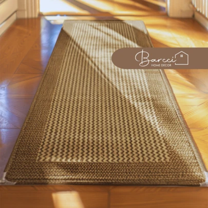 Tapete Passadeira Sisal Antiderrapante Cozinha Corredor Quarto 1,50m x 50cm