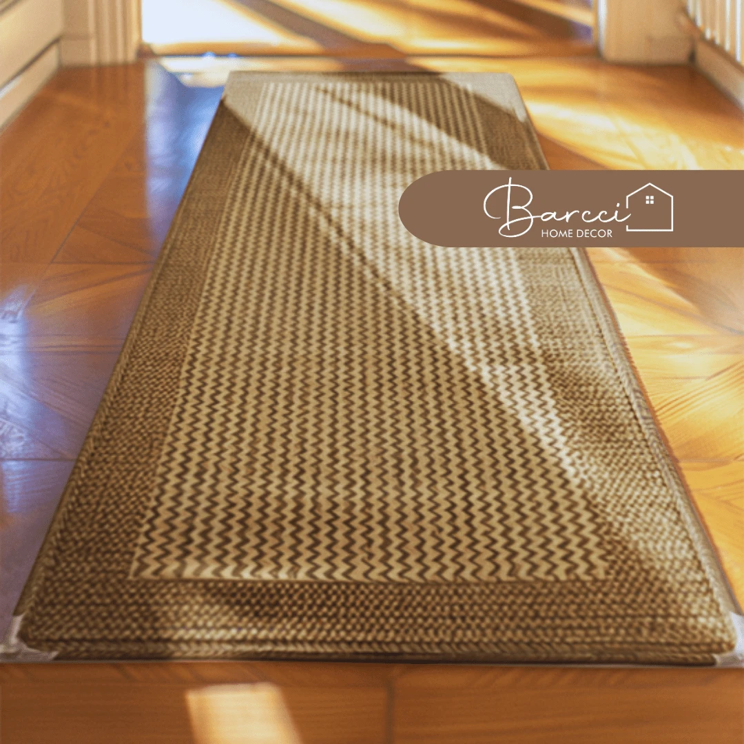 Non-Slip Sisal Runner Rug Kitchen Hallway Bedroom 1.50m X 50cm - Modern Beige - View 1