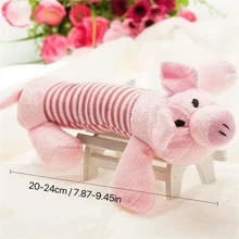 [Apto para perros pequeños/medianos] Juguete masticable para perro con diseño de cerdo y elefante, resistente y con chirrido, suministros interactivos para mascotas, ideal para masticadores agresivos