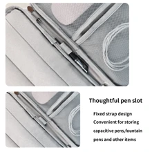 Funda para tableta con estampado de lazo / Funda de transporte para iPad, Kindle, compatible con Samsung Galaxy y tabletas Android, impermeable con asa y bolsillo frontal, de piel sintética
