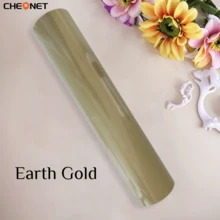 12Inch*4ft Roll HTV Iron On Vinyl HTV Heat Transfer Vinyl For T-Shirt HTV Vinyl Rolls For All Cutter Machine Easy To Cut & For Heat Vinyl Design - Earthy Gold - View 15