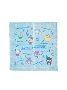 Sanrio 1Pc Hello Kittys Kuromis Cinnamons Cartoon Multifunctional Square Cute Placemat Tablecloth Household Mat Picnic Mat Wall Hanging Decorative Cloth(Some Parts May Be Random)