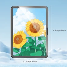 2片装高清钢化玻璃屏幕保护膜，兼容iPad/iPad Air/iPad Pro/iPad Mini/1/2/3/4/5/6/7/8/9/10/11/第四代/8.3英寸/9.7英寸/10.2英寸/10.5英寸/10.9英寸/11英寸/12.9英寸/13英寸/2018/2025/2022/iPad Air 2024/iPad Pro 2024/M2/M3/M4，iPad系列必备透明屏幕保护膜 - 無色 - 查看 27