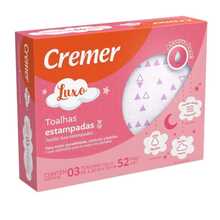 Luxury Printed Diaper Towel Box 3 Units - Cremer 70x120cm - Nữ tính - Xem 1