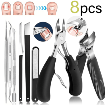 1 Set Nail Clippers, Ergonomic Design, Easy To Use