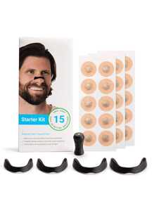 30 piezas/60 piezas Dilatador de nariz magnético negro, diseño magnético resistente, clip nasal ergonómico, sin presión y cómodo, doble refuerzo de la adsorción magnética y el clip nasal, liviano y portátil, reutilizable, ajuste flexible, alivia efectivamente la congestión nasal, mejora la suavidad de la respiración, adecuado para deportes y ejercicios