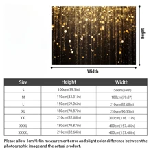 A Shiny Golden Curtain With A Black Background Paired With Golden Rain, Sparkling Lights And Sparks, A Multifunctional Polyester Background Fabric Suitable For Luxury Parties And Award Ceremonies, Holiday Party Banners, No Need For Power.
