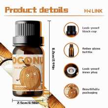 HWLINK 10ml 椰子香精油,適用於蠟燭製作、擴香機、居家護理、加濕器、香爐等,送給親友的理想禮物,室內香氛的完美伴侶 - Coconut - 查看 7