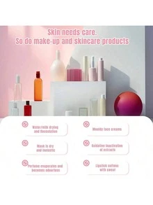 SOKANY Mini frigo da toilette 4L con luce LED dimmerabile, specchio, funzione di raffreddamento e riscaldamento per trucchi e alimenti, mini frigo portatile per camera da letto, ufficio e auto