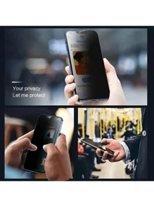 5 Stücke Anti-Spion Datenschutz Bildschirmschutzfolie kompatibel mit iPhone/Galaxy/Redmi/OPPO/Honor/Moto/Realme/Infinix, gehärtetes Glas Schutzfolie