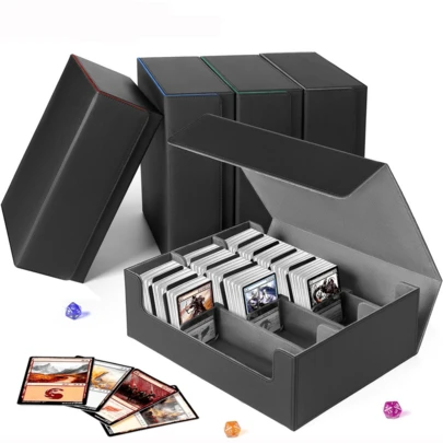 Förvaringslåda med 1800 kort, bordskort, samlingslåda för samlarkortspel som Magic: The Gathering, TCG
