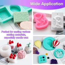 Translucent Shore 15A Silicone Kit 946ml|Semi-Rigid Mold Rubber For Resin Art & Precision Prototyping|Bubble-Free Clarity, 50Min Demold|Color-Stable Casting, 1:1 Mix