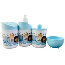 Baby Hygiene Kit Bedtime With Colorful Cloud Tray - Celeste - Ver 3