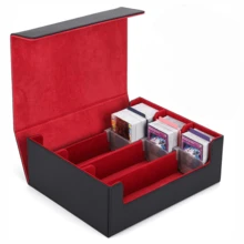 1800 张卡片收纳盒桌面卡牌游戏卡牌收集盒适用于万智牌、TCG 等集换式卡牌游戏