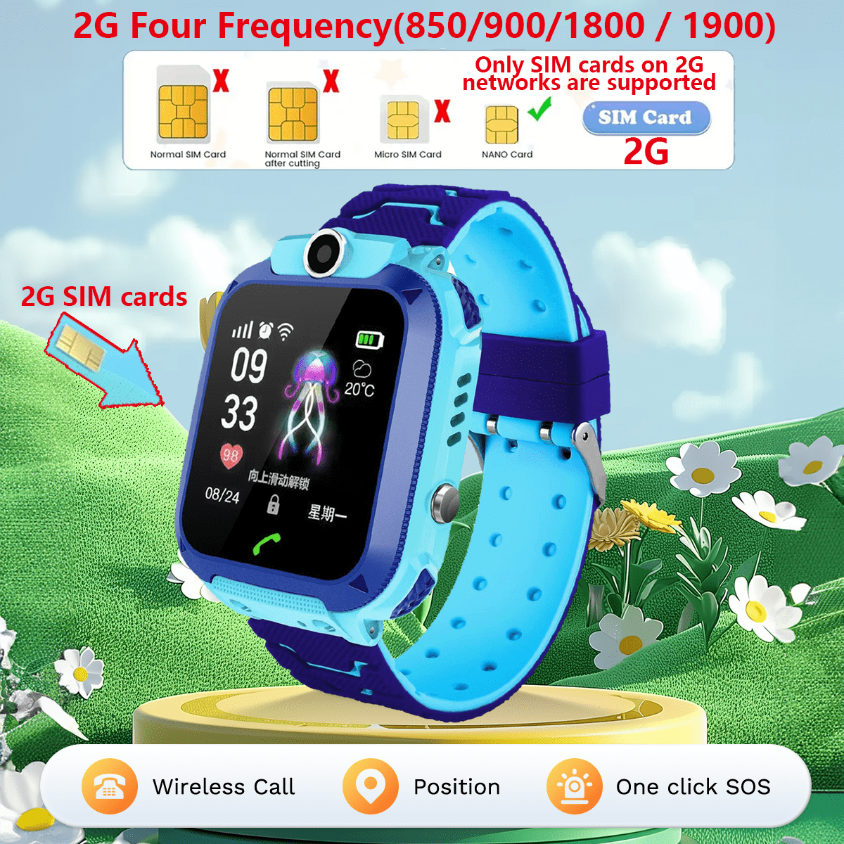 New Multifunctional Smart Watch - Music, Call, Message, Weather, Pedometer Fitness Tracker