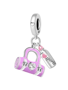 1Pc Fashionable Yoga Mat Jug Beads Charms Fit For Women Bracelets Bangles DIY Jewelry Making And Daily Outfit Matching Jewelry Decoration For Girls Back To School School Supplies For Students