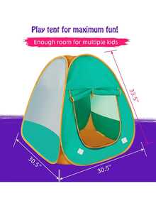 Tiendas de campaña para juegos de niños, Carpa emergente para juegos de niños para interior/exterior - Casa de juegos para niños - Multicolor - Ver 3