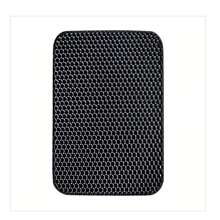 1 pièce de tapis à litière pour chat à double couche, tapis de nettoyage antidérapant pour animaux de compagnie pour ramasser la litière, tapis de boîte à litière pour chien/chat imperméable, tapis à litière pour chat facile à nettoyer, tapis antidérapant pour animaux de compagnie convenant aux chats et aux chiens, tapis anti-éclaboussures à double couche