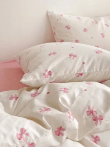 Bộ 3 vỏ chăn Ins Style (1 vỏ chăn + 2 vỏ gối), cỡ đôi hoặc cỡ lớn, mềm mại, thoải mái và thoáng khí, quà tặng hoàn hảo cho ngày lễ, thích hợp cho phòng ngủ và phòng khách, sử dụng được cho mọi mùa (không bao gồm ruột chăn và gối) - Nhiều màu - Xem 5