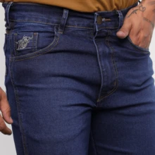 Men's Traditional Country Jeans Reinforced Premium Fabric With Elastane All Zipper Pocket Button - Traditional Country Medium - View 5