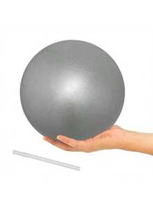 25cm Thick Mini Yoga Ball, Inflatable Pilates Small Fitness Ball