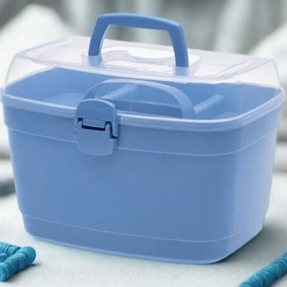 Caixa Maleta Multiuso Organizadora Manicure Maquiagem Box P