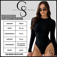 Kit 2 Suplex Bodysuit Long Sleeve Second Skin Crew Neck Bory Long Sleeve Plain - 白棕色 - 查看 3