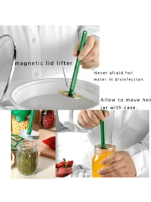 6 Stücke Dosenöffner Set aus Edelstahl, beinhaltet Dosengreifer, Klappregal, Klemme und Weithalstrichter - komplettes multifunktionales Set, geeignet für Grillen, Outdoor-Kochen und Einmachen - tolles Geschenk für Hobby- und Profiköche