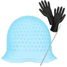 Set de gorro reutilizable para mechas con gancho metálico y guantes para teñir, herramienta y accesorio de estilismo profesional para cabello normal, kit portátil para teñir el cabello, ideal para la vuelta al cole, viajes y vacaciones, accesorios para el cabello para mujer, cepillo para peinar hacia atrás, accesorios de peluquería, secador de pelo, cabello, peluquería, herramientas para el cabello, productos para el cabello, secador de pelo, cabello, productos para el cabello, herramientas para el cabello, cepillo para el cabello, peluquería, accesorios de peluquería, equipo de peluquería, peinado, peluquería, cabello, productos para el cabello, herramientas para el cabello, artículos para el cabello, peluquería, accesorios de peluquería, barbería, equipo de peluquería - Multicolor - Ver 4