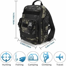 Fishing Tackle Backpack Storage Bag Shoulder Fishing Gear Bags Outdoor Backpack