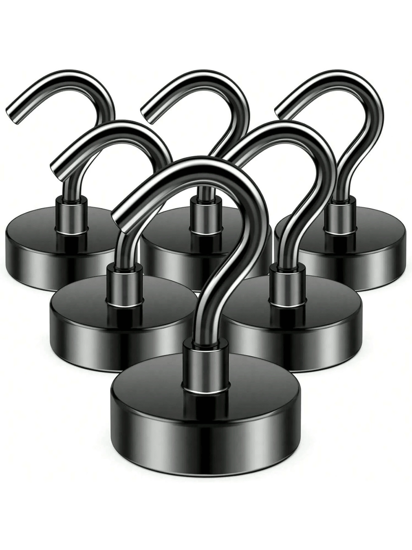 50 Lbs (ca. 23 kg) schwerer magnetischer Haken, magnetischer Aufhängehaken geeignet für Kreuzfahrtenkabinen, Klassenzimmer, Büros, Grills, stabiler magnetischer Metallhaken für Kühlschränke