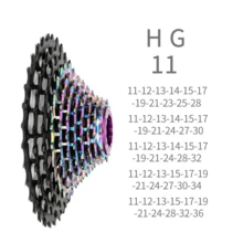 ZTTO 超轻 11/12 速公路自行车卡式飞轮 11s 12s 11-28/30/32/34/36T ULT 链轮飞轮 112g~146g 11V 12V 砾石 K7 HG - 彩色 - 查看 4