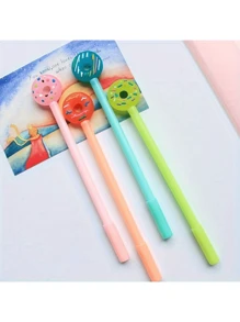 4 stuks/8 stuks 0,5 mm neutrale donutpen met vloeiende en continue inkt, schattig uiterlijk, geschikt om cadeau te doen aan baby's. Kantoor, school, tekenen, student, stiften, schrijfwaren, jongens, meisjes, schoolbenodigdheden. Kinderspeelgoed voor jongens, peuterspeelgoed voor meisjes, schattige pen, speelgoed voor meisjes, meisjesspeelgoed, feestgunsten voor kinderen, kinderprijzen, gummen, donut-feestgunsten, terug naar school.