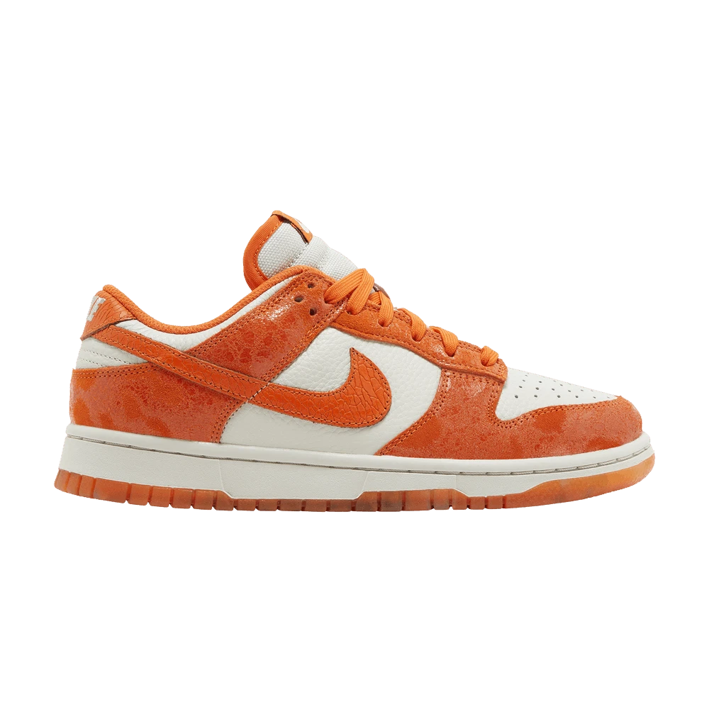 Nike Womens Dunk Low 'Cracked Orange' (Women's Sizes) Light Bone/Safety Orange/Laser Orange FN7773-001 Autumn New - Orange - View 1