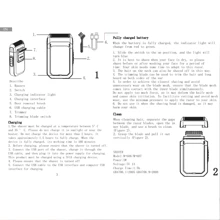 GERTZY Rechargeable Multi-Function Electric Shaver, Men's Beard Trimmer, Electric Shaver For Men, Pop-Up Trimmer, Suitable For Head And Facial Hair Grooming, With Brush, Home Salon For Men, High-Quality Gift Choice