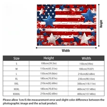 A Polyester Photography Background Cloth For Independence Day Party Photo Background, Patriotic Commemoration Day And National Day Banner Decoration, Photo Booth Set Props, Banner Decoration
