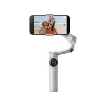 Insta360 Estabilizador de smartphone Gimbal Flow 2 Pro | Estabilización de 3 ejes y anti-sacudidas | Esencial para vlogging y transmisión en vivo | Control de gestos y seguimiento de IA, blanco, 100% nuevo, solo activado - Blanco - Ver 2