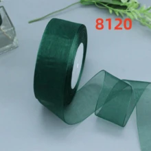 50y 透明装饰雪纱丝带，3.8 厘米宽缎带，DIY 礼品包装，发饰和工艺丝带，圣诞节情人节