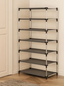 1pc Multi-Tier Shoe Rack, Easy To Install, Suitable For Dust-Proof Storage In Living Room And Entrance, Multi-Layer Reinforced Design, Holiday & Valentine's Day Gift - Multicolor - View 15