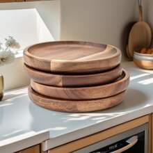3pcs Kitchen Wooden Trays, Multi-Function Wooden Serving Platters, Restaurant Food Service Trays, Suitable For Home, Restaurant And Party Scenarios Such As Breakfast Tray, Multi-Purpose Tray, Cake Tray, Bread Tray, Kitchen Tray, Tea Tray, Rosewood Tray