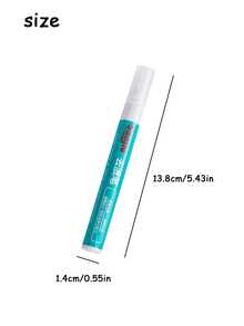 1pc/2pcs 5ml Magic Stain Remover Pen, Portable No-Wash Oil & Wine Stain Eraser Pen, Suitable For Cleaning Small Stains On T-Shirts And Fabrics, Quick Stain Removal Without Washing (Random Style Delivery)