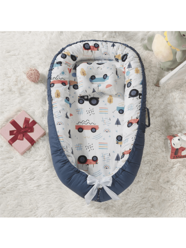 1pc Foldable, Washable And Portable Infant Compress Safely Nest, Bionic Baby Travel Bed Crib