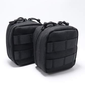 2 Packs Mini Tactical Molle Compact Ammo Pouch - General Purpose Admin Pouches Small Admin Molle Pouches EDC Tool Utility Multi-Purpose Waist Belt Pouch