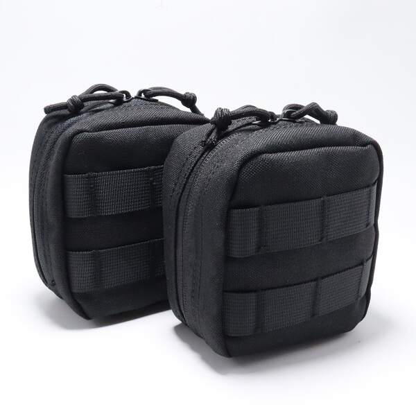 2-pak Mini Tactical Molle Compact Ammo Pouch - Uniwersalne kieszenie administracyjne Małe kieszenie administracyjne Molle EDC Narzędzie Utility Wielofunkcyjny pas biodrowy