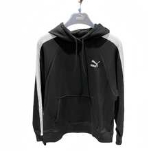 Puma Simple Casual Knitted Hooded Long-Sleeved Pullover - Black - View 7