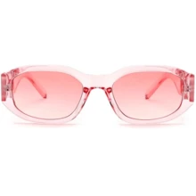 1pc Retro Rectangle Fashion Sunglasses Women Men ,Y2K Sunglasses, 90s Small Narrow Square Sunglasses,Summer Beach Glasses CK2322 - 013-F - 查看 6