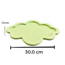 Baby Hygiene Kit Bedtime With Colorful Cloud Tray - verde menta - Ver 4