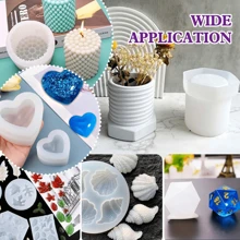 Translucent Shore 15A Silicone Kit 946ml|Semi-Rigid Mold Rubber For Resin Art & Precision Prototyping|Bubble-Free Clarity, 50Min Demold|Color-Stable Casting, 1:1 Mix