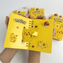 pokemon 2/4/8 件口袋妖怪皮卡丘笔记本 - 充满活力的口袋妖怪主题笔记本，非常适合笔记、素描和收藏，耐用且时尚，是学生和口袋妖怪粉丝的理想选择