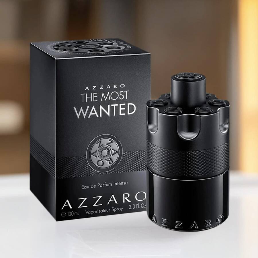 The Most Wanted Eau De Parfum Intense For Men - 3.4 Oz Woody & Seductive Cologne Spray, Luxury Gift Set (Valentine's Day, Christmas, Father's Day) - Premium Fragrance For Holidays & Special Occasions